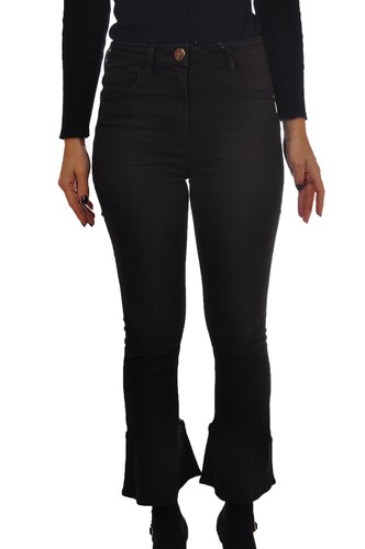 Elisabetta Franchi - Jeans-Pantaloni zampa - Donna - Denim - 4820531G185031  | eBay