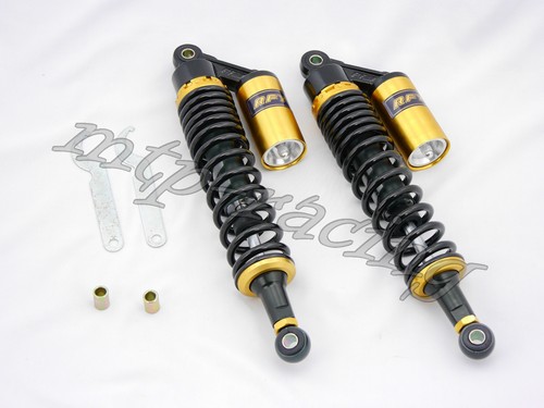 Stoßdämpfer paar Federbeine Shocks 375 mm schwarz/gold zB. XT500 neu!!!