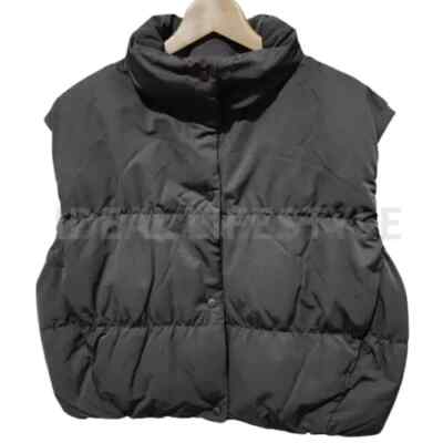 UNIQLO :C Down cropped vest XS-3XL BLACK/PINK/BEIGE/OLIVE UNIQLO :C Down cropped vest XS-3XL BLACK/PINK/BEIGE/OLIVE