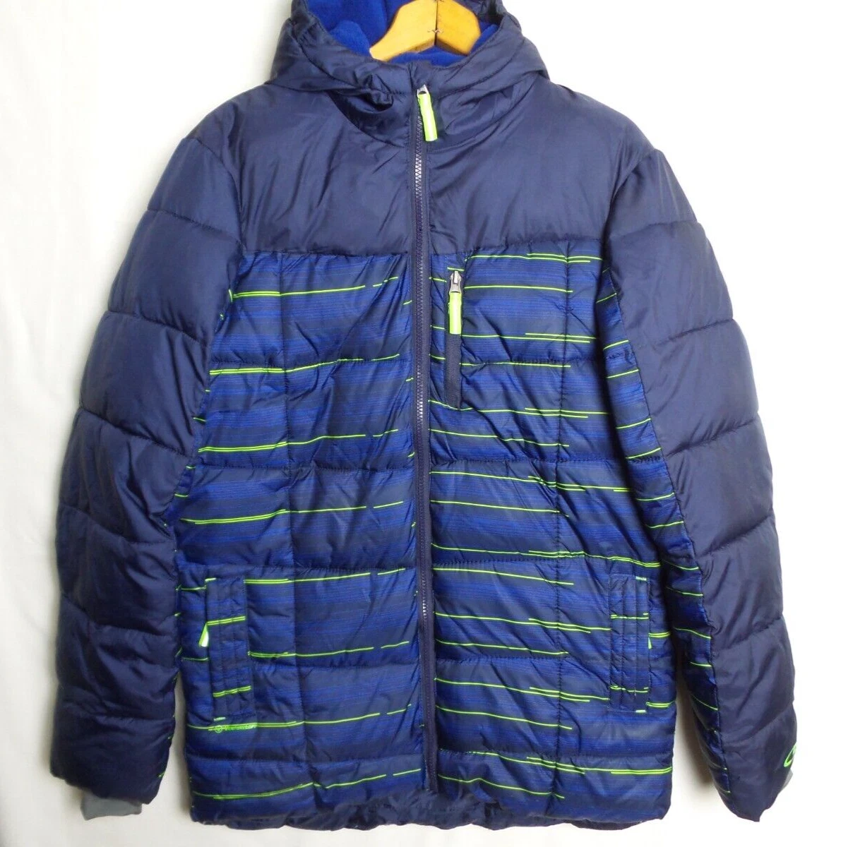 Champion Puffer Coat Jacket Teen Boy's XL Blue VentureLoft