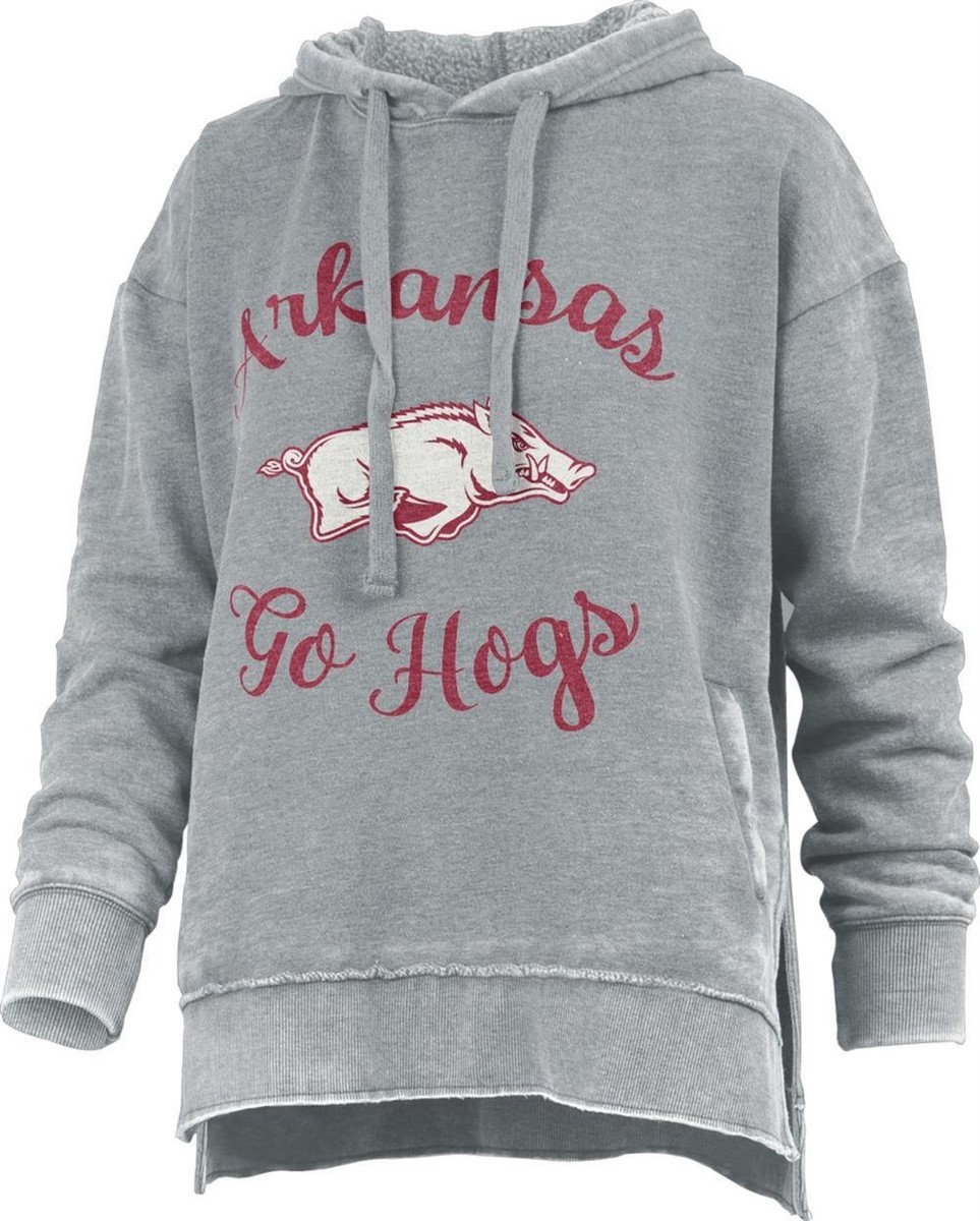 Women's Hoodie Arkansas Razorback Vintage Hoodie Ladies Fleece Sweatshirt