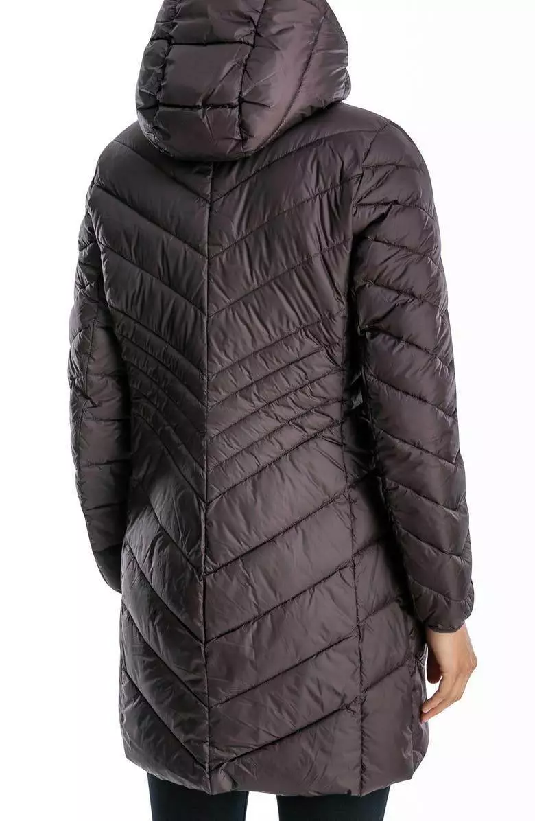 Hooded Puffer Jacket - Dark Chocolate