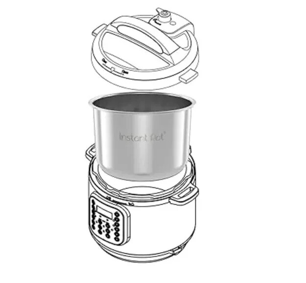 Instant Pot 8 Quart/8L Stainless Steel Inner Cooking Pot New eBay