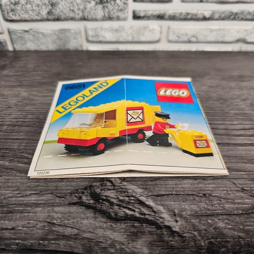 Lego 6651 - Post Office Mail Truck - komplettes Vintage Set + Anleitung - 1982 - Bild 7 von 11