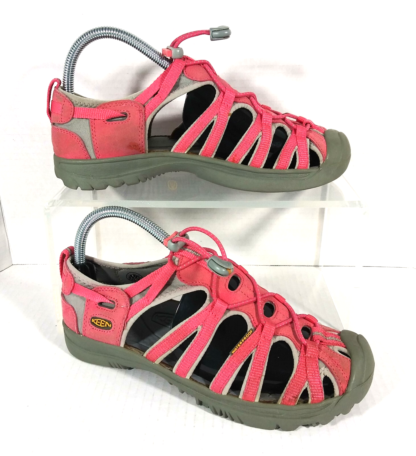 Sandali sportivi donna KEEN Whisper taglia 6 rosa impermeabili punta chiusa estivi ottime condizioni