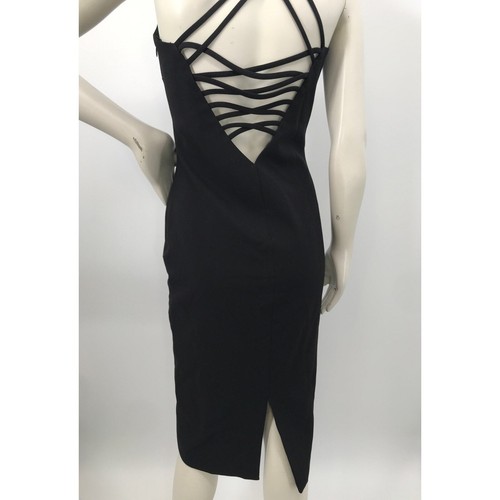 Likely Black Sleeveless Strappy Back Pencil Dress Size 8 - Picture 8 of 12