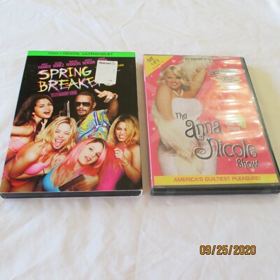 LOT OF 2 DVDS DVD + Digital Spring Breaker DVD/The Anna Nicole  