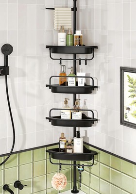 Rustproof Shower Caddy Corner for Bathroom,Bathtub Storage Organizer for Sham...