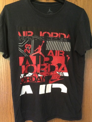 Michael Jordan - “Air Jordan” - Black Shirt - L