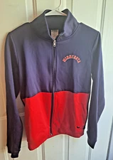 Pink Victoria Secret Twins Long Sleeve Jacket Womens P/S Black Zip Mock Neck