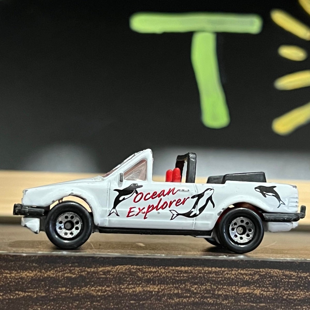 1985 Ford Escort Cabriolet Matchbox Car Whale Ocean Explorer | eBay