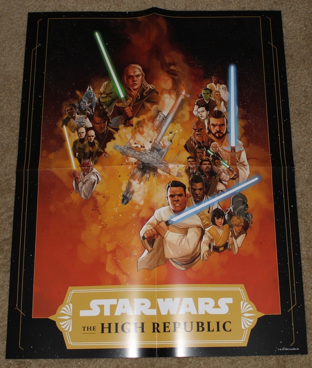 STAR WARS CELEBRATION 2022 EXCLUSIVE THE HIGH REPUBLIC POSTER | eBay