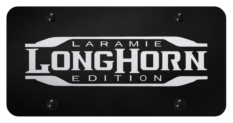 RAM Longhorn Laramie Logo Nameplate Laser Etched License Plate Official Licensed