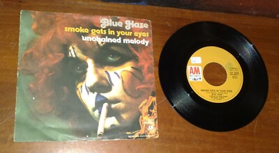 BLUE HAZE smoke gets in your eyes Vinyl 45 Umdrehungen VINTAGE