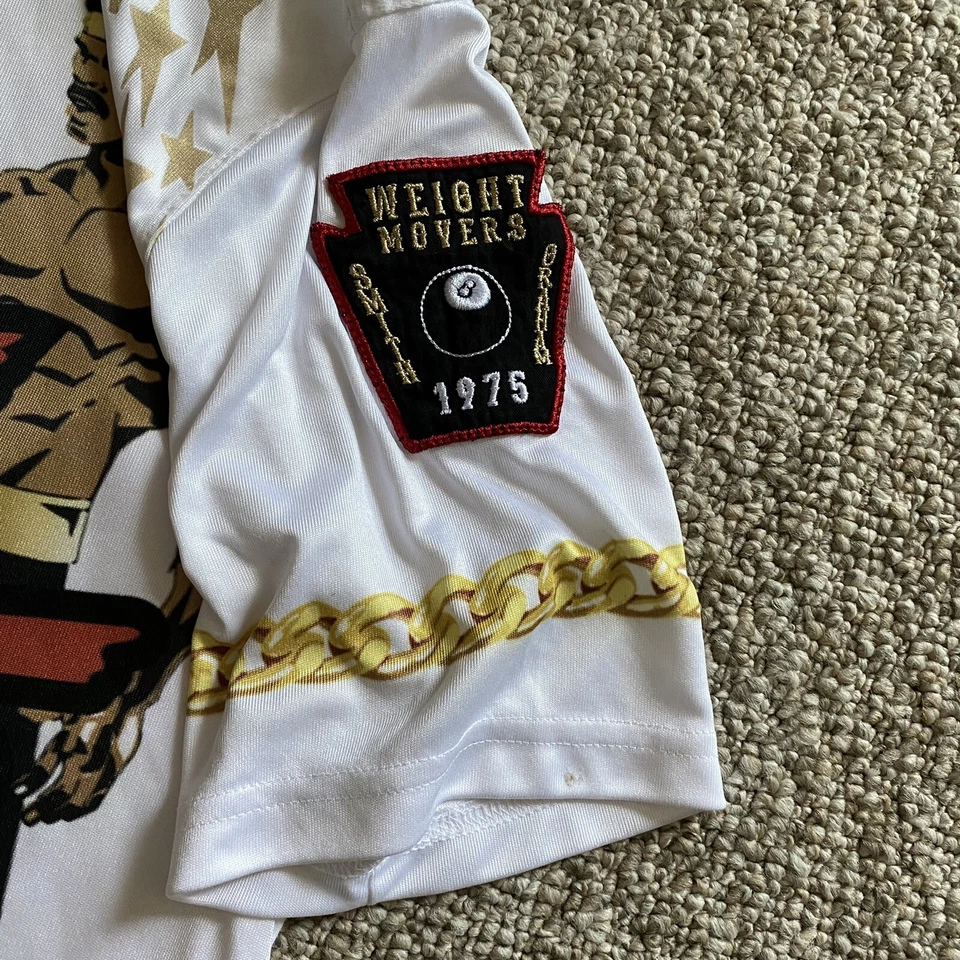 Camiseta masculina Smith & Graham manga curta XL Street Kings estampa total LEIA - Imagem 4 de 4