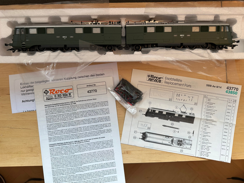 Roco 43770 SBB Ae 8/14 11852 Ep. III DC mit DSS wie neu in OVP - Bild 12 von 13