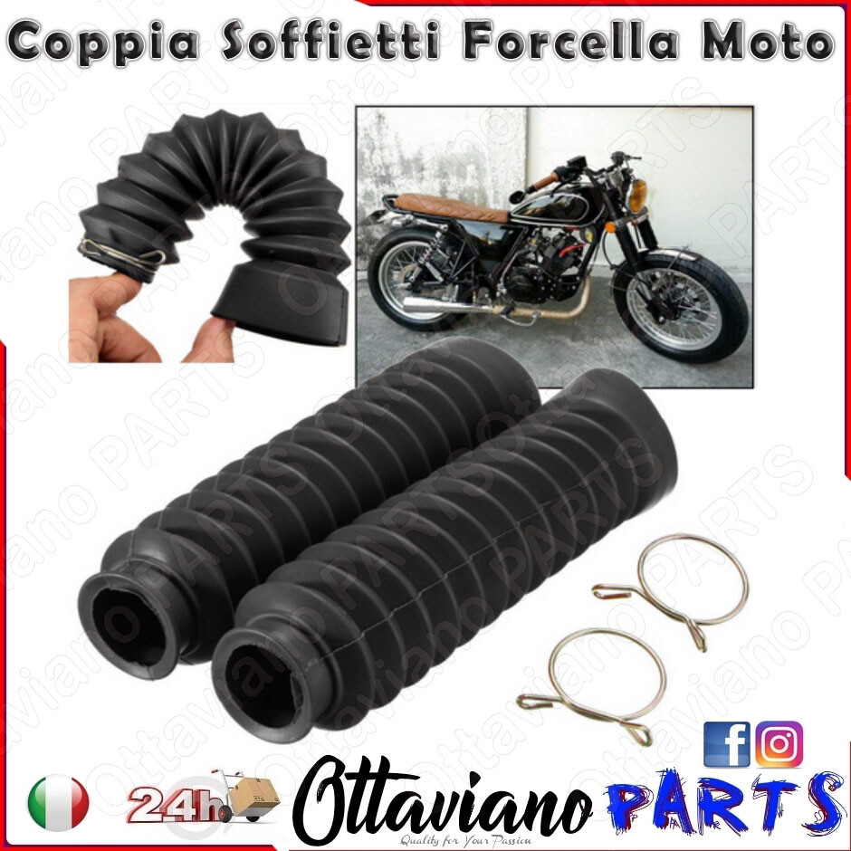 Forcella Soffietto Universale Fuoristrada Moto Stivali di Gomma Polvere H62s