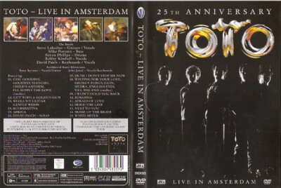Toto 25th Anniversary Live In Amsterdam DVD (Eagle Vision