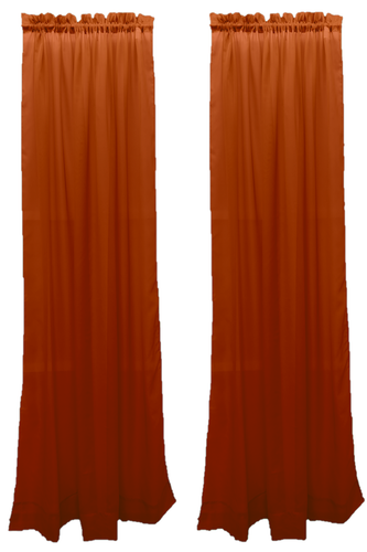 Elegant Sheer Voile Panel Pairs 120” Wide by 63, 84”, 95”, 108”, 120”L - Picture 27 of 34