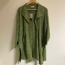 Brand New With Tags Green Masai Waterfall Light Cotton Jacket L