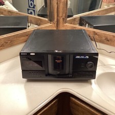 Sony CDP-CX235 CD Player Changer Mega Storage 200 CDs Tested Works No Remote