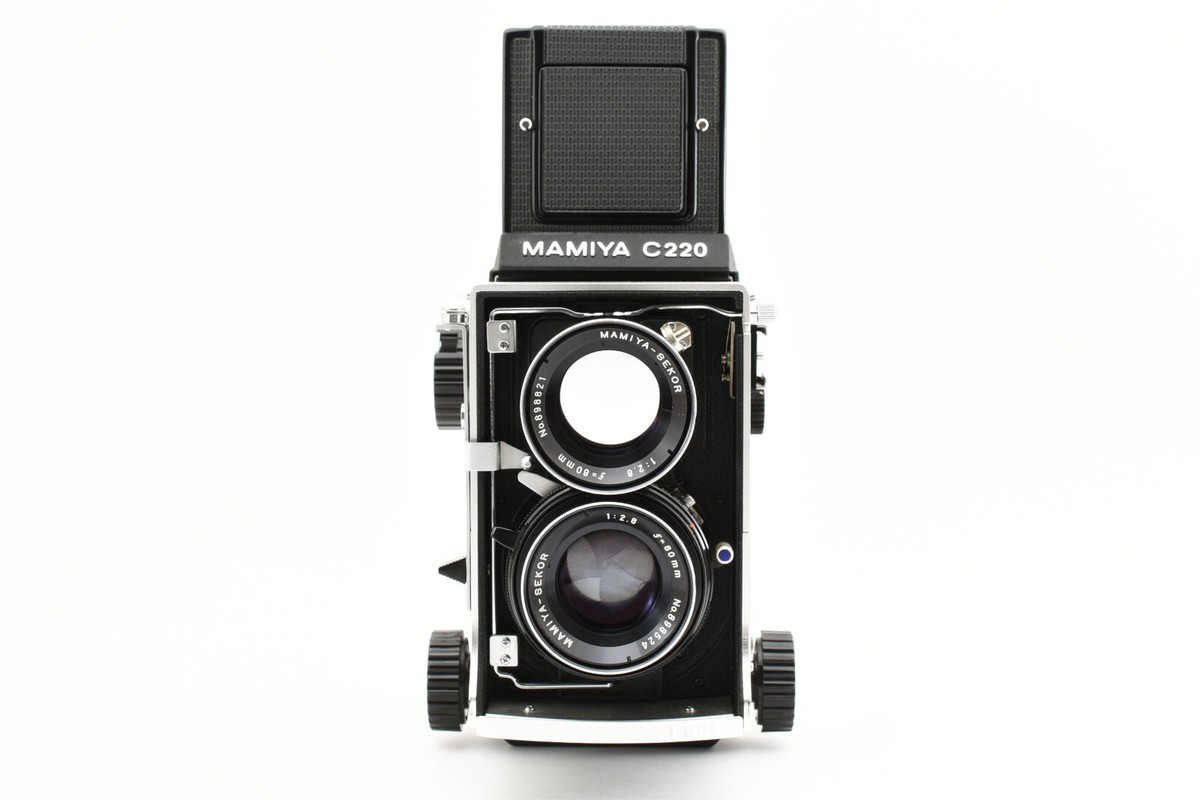 NearMINT] Mamiya C220 Pro Film Camera + 80mm f2.8 + 55mm f4
