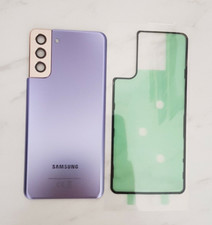 Original Samsung Galaxy S21+ PLUS 5G G996B Akkudeckel Backcover Violett Kleber A