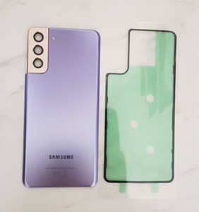 Original Samsung Galaxy S21+ PLUS 5G G996B Akkudeckel Backcover Violett Kleber B