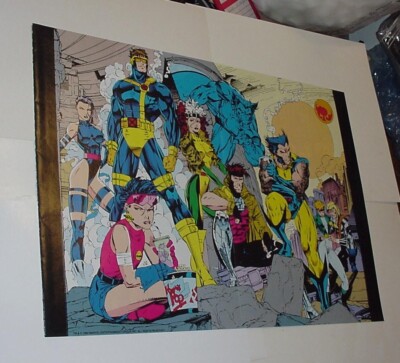 X-Men Poster #76 Jim Lee Psylocke Cyclops Gambit Wolverine Dazzler MCU Movie '97