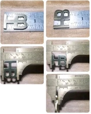 Brass HB Inlay Muzzleloader Blackpowder Hawken musket  Trade jewelry Hudson Bay