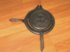 Griswold American No. 8 Waffle Iron w/ Base 885/886/975 Vintage Antique