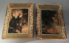 Wagner Siegfried + Rhinegold Illustrated Text Opera Arthur Rackham HC/DJ Opera