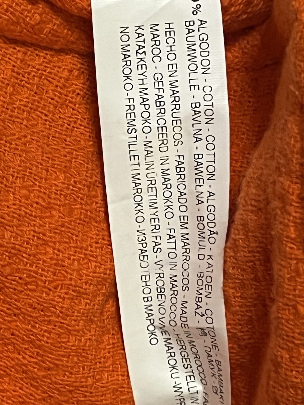 Zara Basic Orange Cotton Textured Jacket Women’s … - image 6