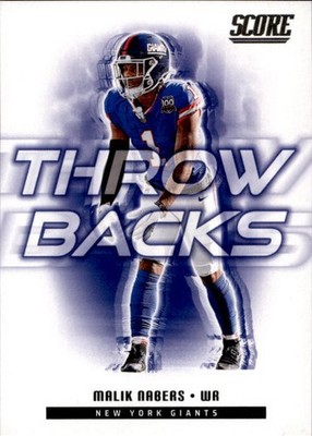 Panini 2025 Score Malik Nabers #11 Throwbacks (6333)