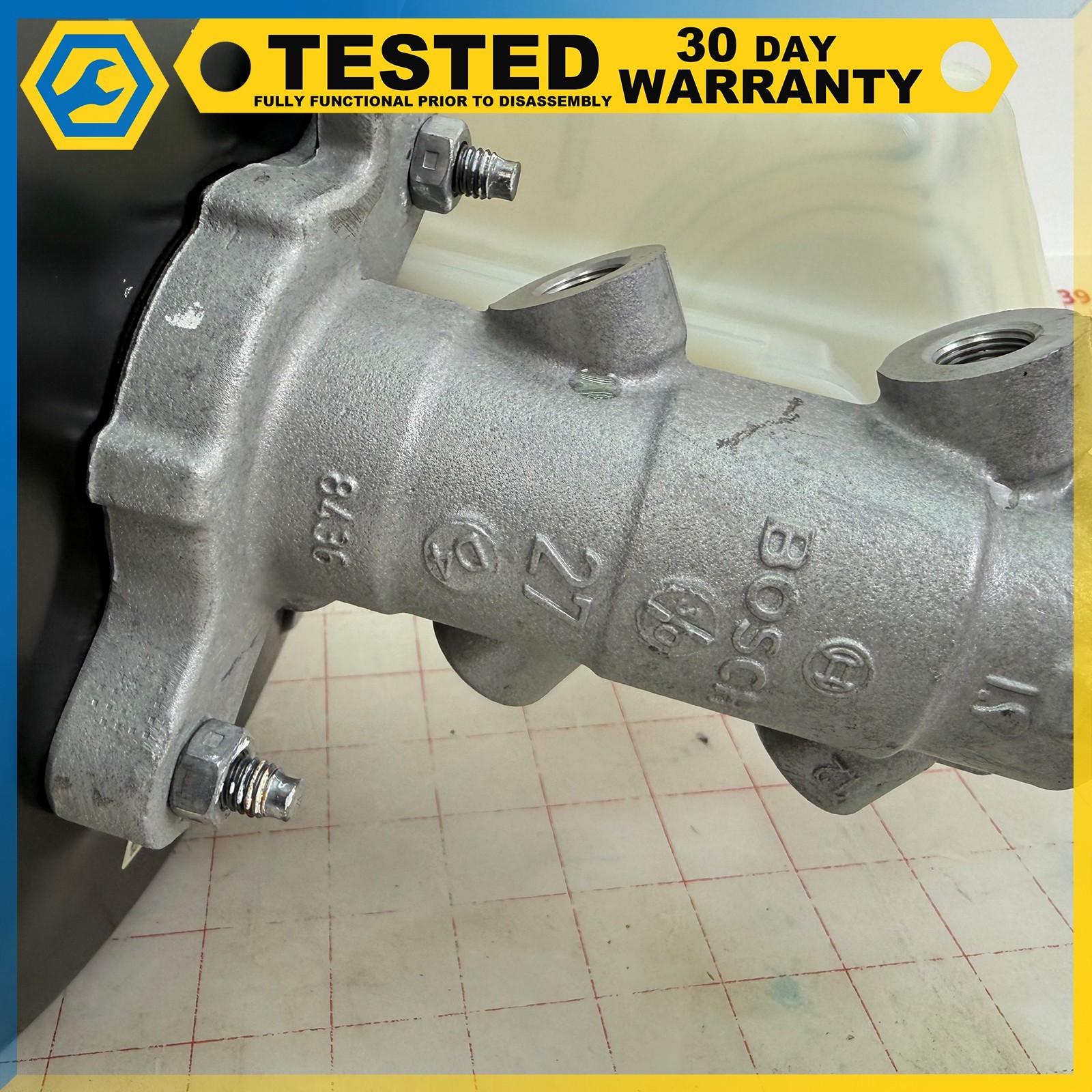 14-17 MASERATI GHIBLI BRAKE BOOSTER MASTER CYLINDER ASSEMBLY OEM