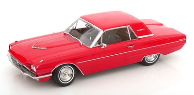 Ford Thunderbird Hardtop Coupe 1966 rot Modellauto 1:18 KK Scale