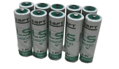BRAND NEW 10 Saft LS 14500 LS14500  AA 3.6V Lithium Battery 