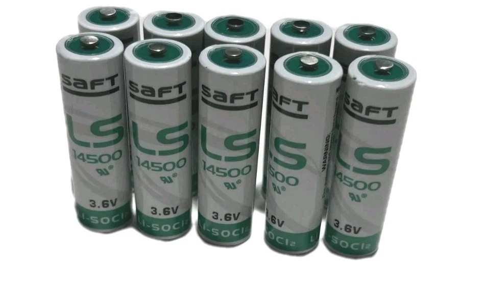 10 Saft LS 14500 LS14500  AA 3.6V Lithium Battery  - Image 2 of 3