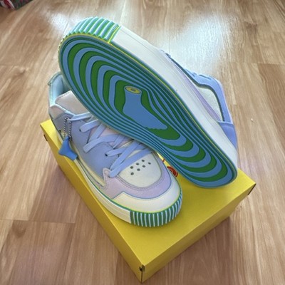 MSCHF Gobstomper ''Off-Lemon'' Low Top Suede Sneakers MSCHF009-OL 2023