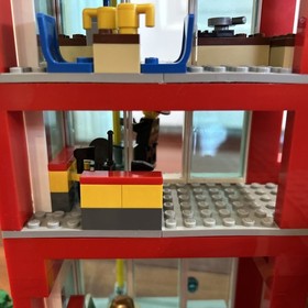 Lego City Fire Station 60004, Complete With Instructions, Used