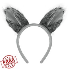 EVERMARKET Plush Animal Ears Headband Horns Cosplay Costume Party