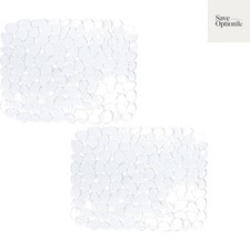 2Pcs Kitchen Sink Mats, 15.7" x11.8" Scratch Free Sink Protector for Stainles...