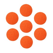 100 Count 1 inch Orange Adhesive Felt Circles Felt Pads for DIY Sewing Craft