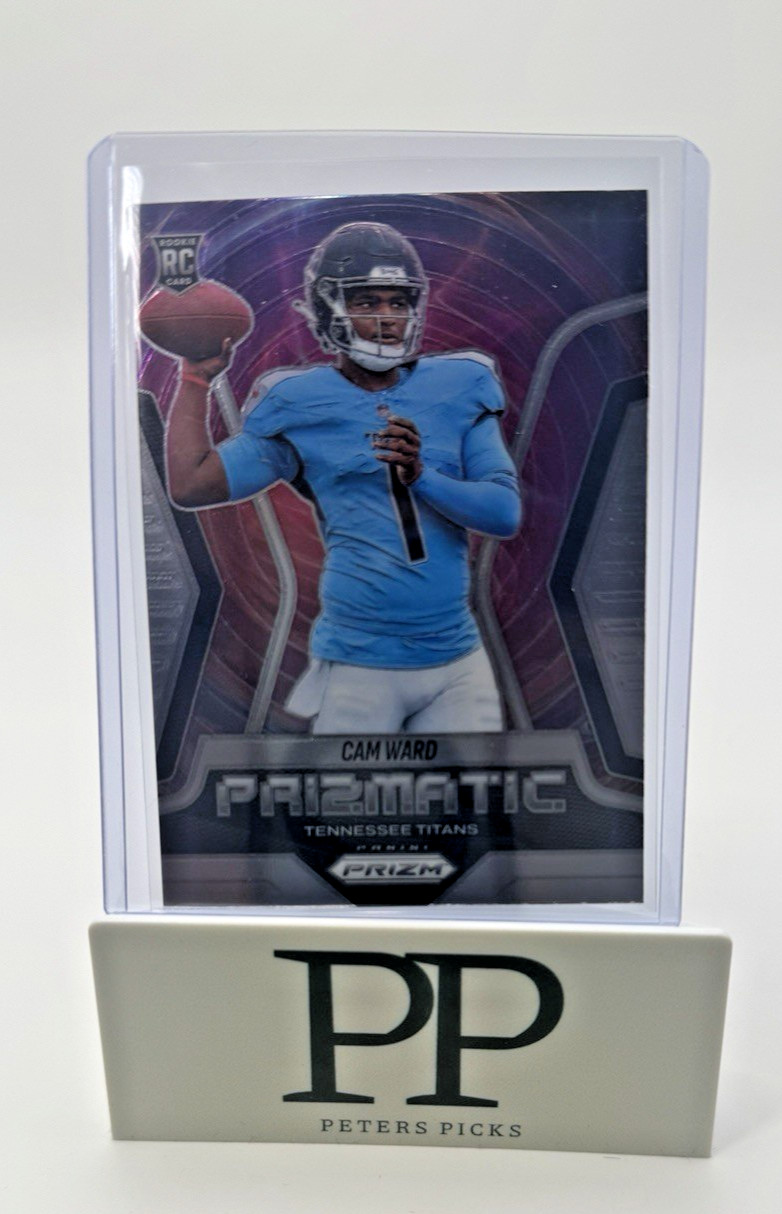 2025 Prizm Prizmatic CAM WARD #4 Silver Prizm (RC) Titans