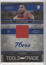 2009-10 Absolute Memorabilia Tools of the Trade Blue Materials Elton Brand 10k8