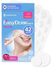 EasyDerm Beauty Patch 42 Counts - 100 Hydrocolloid Pimple Patch for Zit Spo...
