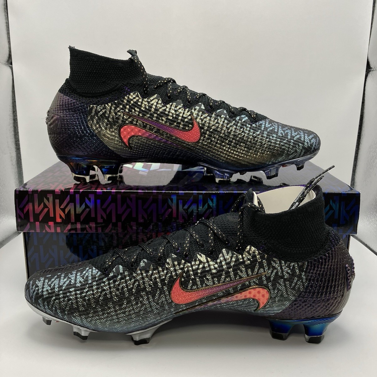 Nike Men's Size 9.5 Mercurial Superfly 7 Elite SE FG Mbappe x