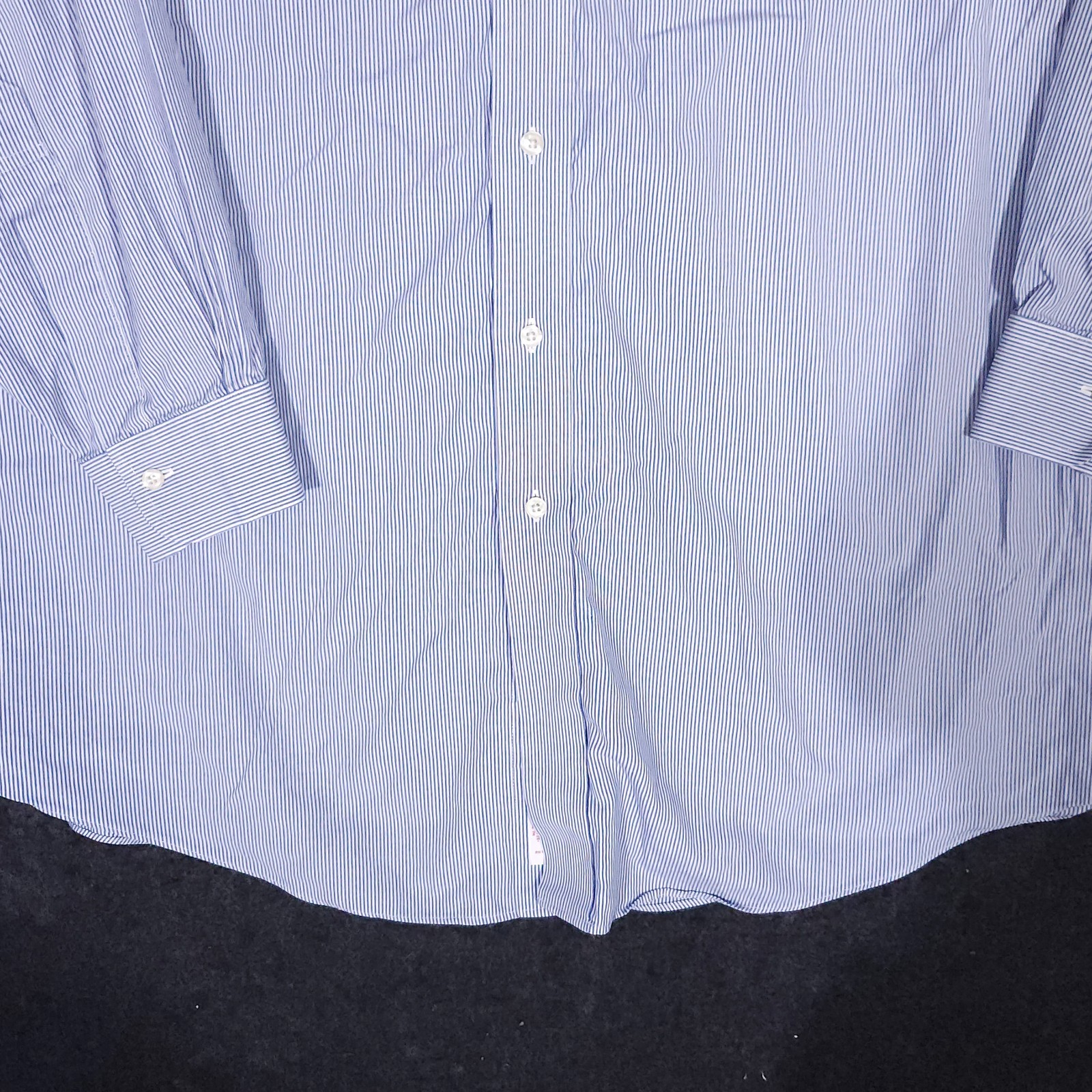 Brooks Brothers Oxford Button Down Shirt Men 19-37 Blue Striped OCBD Long Sleeve thumbnail 5