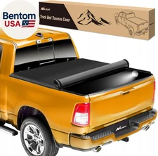 Soft Roll up Truck Bed Cover Compatible with Ram 1500 2019 2020 2021 2022 2023 2