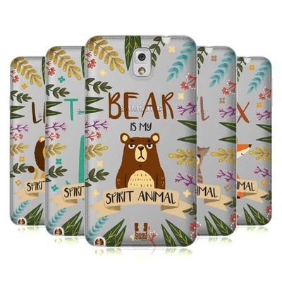 HEAD CASE DESIGNS SPIRIT ANIMAL ILLUSTRATIONS SOFT GEL CASE FOR SAMSUNG PHONES 2 - Image 1 of 4